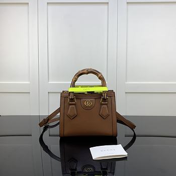Gucci Diana Small Tote Bag Brown 655661 Size 20 x 16 x 10 cm