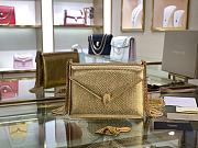 BVLGARI Serpenti Multichain Series Handbags Deep Melting Gold 290545 Size 19 x 13.5 x 6 cm - 1