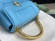 Mary Katrantzou X Bvlgari Top Handle Blue 291071 Size 19 x 15 x 6 cm - 2