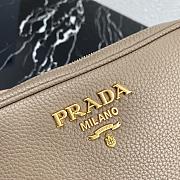 PRADA Leather Cross-Body Bag Beige 1BH082 Size 22 x 15 x 9 cm - 4