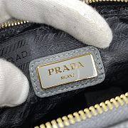 PRADA Leather Cross-Body Bag Gray 1BH082 Size 22 x 15 x 9 cm - 2