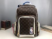 Louis Vuitton NBA Backpack Flower Material M85146 Size 32 x 40 x 13 cm - 1