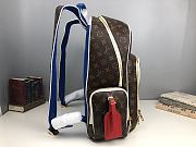 Louis Vuitton NBA Backpack Flower Material M85146 Size 32 x 40 x 13 cm - 5