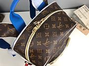 Louis Vuitton NBA Backpack Flower Material M85146 Size 32 x 40 x 13 cm - 2