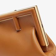 FENDI First Small Leather Bag Brown Size 26 × 18 × 9.5 cm - 2