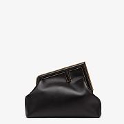 FENDI First Medium Leather Bag Black Size 32 × 23 × 15 cm - 2
