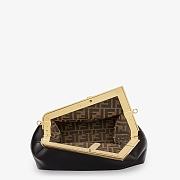 FENDI First Medium Leather Bag Black Size 32 × 23 × 15 cm - 4