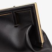 FENDI First Medium Leather Bag Black Size 32 × 23 × 15 cm - 5