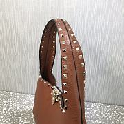 VALENTINO Garavani Twinkle Studs Handbag Brown 20077 Size 36 x 23 x 4 cm - 5