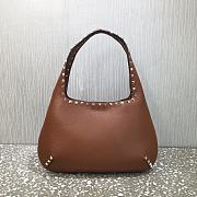 VALENTINO Garavani Twinkle Studs Handbag Brown 20077 Size 36 x 23 x 4 cm - 4