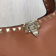 VALENTINO Garavani Twinkle Studs Handbag Brown 20077 Size 36 x 23 x 4 cm - 2