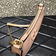 VALENTINO VLogo Hobo Bag Pink 0707 Size 20 x 5 x 12 cm - 4