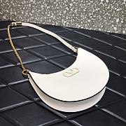 VALENTINO VLogo Hobo Bag White 0707 Size 20 x 5 x 12 cm - 5