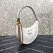 VALENTINO VLogo Hobo Bag White 0707 Size 20 x 5 x 12 cm - 2