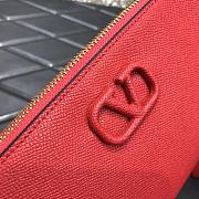 VALENTINO Garavani Logo Clutch Red 060 Size 24.5 x 3 x 12 cm - 2