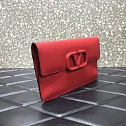 VALENTINO Garavani Logo Clutch Red 065 Size 22 x 2.5 x 11 cm - 4