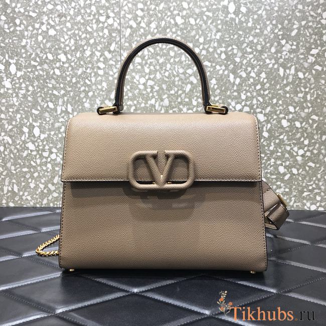 VALENTINO VSling Handbag Beige 2828 Size 25.5 x 12 x 19 cm - 1