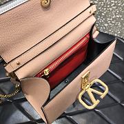VALENTINO VSling Handbag Pink 2828 Size 25.5 x 12 x 19 cm - 3