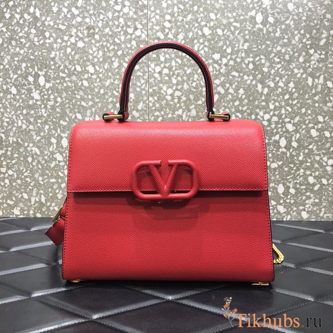 VALENTINO VSling Handbag Red 2828 Size 25.5 x 12 x 19 cm - 1