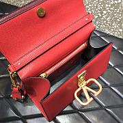 VALENTINO VSling Handbag Red 2828 Size 25.5 x 12 x 19 cm - 3