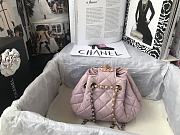 CHANEL Pull Rope Bag Pink AS1802 Size 20 x 17 x 10 cm - 2