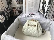 CHANEL Pull Rope Bag White AS1802 Size 20 x 17 x 10 cm - 1