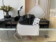 Chanel Supple Leather Clutch with Chain Black AS2493 Size 22 x 17 x 10 cm - 1