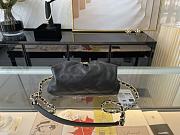 Chanel Supple Leather Clutch with Chain Black AS2493 Size 22 x 17 x 10 cm - 6