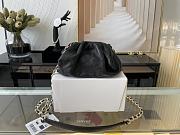 Chanel Supple Leather Clutch with Chain Black AS2493 Size 22 x 17 x 10 cm - 4