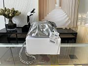 Chanel Supple Leather Clutch with Chain Silver AS2493 Size 22 x 17 x 10 cm - 1