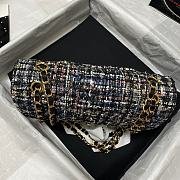 Chanel Sequin Bag Wear Beaded Beads Woolen Cloth 1112 Size 25.5 cm - 4