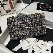 Chanel Sequin Bag Wear Beaded Beads Woolen Cloth 1112 Size 25.5 cm - 6