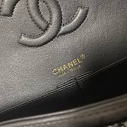 Chanel Sequin Bag Wear Beaded Beads Woolen Cloth Black 1112 Size 25.5 cm - 4