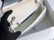 Chanel CF Big Mini Patent Leather Small Bag White (Silver Lock) 1116 Size 20 cm - 6