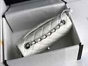 Chanel CF Big Mini Patent Leather Small Bag White (Silver Lock) 1116 Size 20 cm - 5