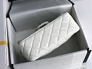 Chanel CF Big Mini Patent Leather Small Bag White (Silver Lock) 1116 Size 20 cm - 4