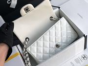 Chanel CF Big Mini Patent Leather Small Bag White (Silver Lock) 1116 Size 20 cm - 2