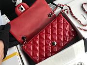 Chanel CF Big Mini Patent Leather Small Bag Red (Silver Lock) 1116 Size 20 cm - 3