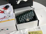 Chanel CF Big Mini Patent Leather Small Bag Green (Gold lock) 1116 Size 20 cm - 6