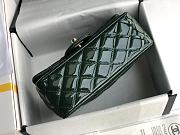 Chanel CF Big Mini Patent Leather Small Bag Green (Gold lock) 1116 Size 20 cm - 4