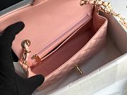 Chanel CF Big Mini Patent Leather Small Bag Pink (Gold lock) 1116 Size 20 cm - 4