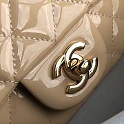 Chanel CF Big Mini Patent Leather Small Bag Cream (Gold lock) 1116 Size 20 cm - 5