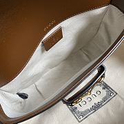 Gucci Horsebit 1955 Denim Mini Bag Full Brown Leather 658574 Size 20.5 x 14 x 5 cm - 3