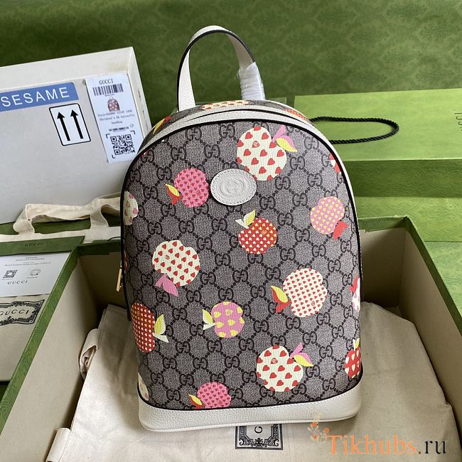 Gucci Small Backpack Heart Apple 552884 Size 22 x 29 x 12 cm - 1