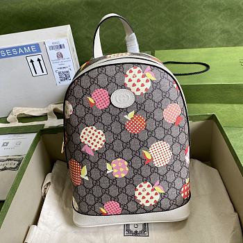 Gucci Small Backpack Heart Apple 552884 Size 22 x 29 x 12 cm
