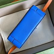 Gucci Interlocking G Mini Bag Blue/Orange Peel 658230 Size 17 x 10 x 5.5 cm - 5