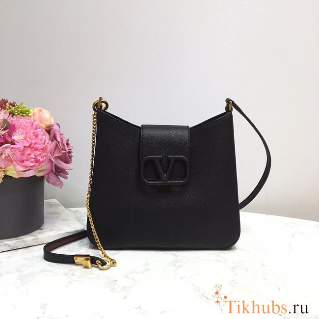 VALENTINO Vsling Handbag Black 0802 Size 24 x 6 x 21 cm - 1