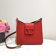 VALENTINO Vsling Handbag Red 0802 Size 24 x 6 x 21 cm - 1