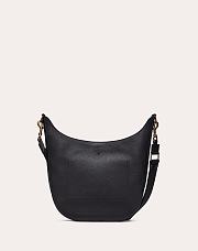 VALENTINO Calfskin HOBO Handbag Black 0957 Size 30 x 9 x 27 cm - 1