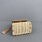 Jacquemus Bamboo Weaving Nude Pink 2102 Size 12 x 8 x 5 cm - 2